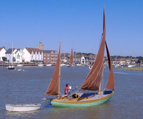 A new canoe yawl designed by Albert Strange Constance