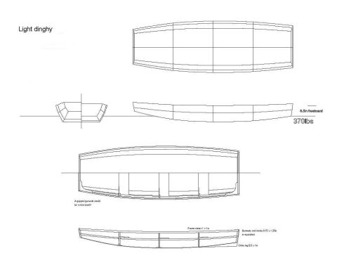 Dory Boat Drawing Free boat plans, free
