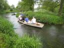 The launch of the John Nash skiff