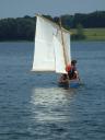 Jim’s canoe gets new sails