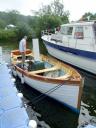 Nick Smith, boatbuilder, at the Beale Park Boat Show