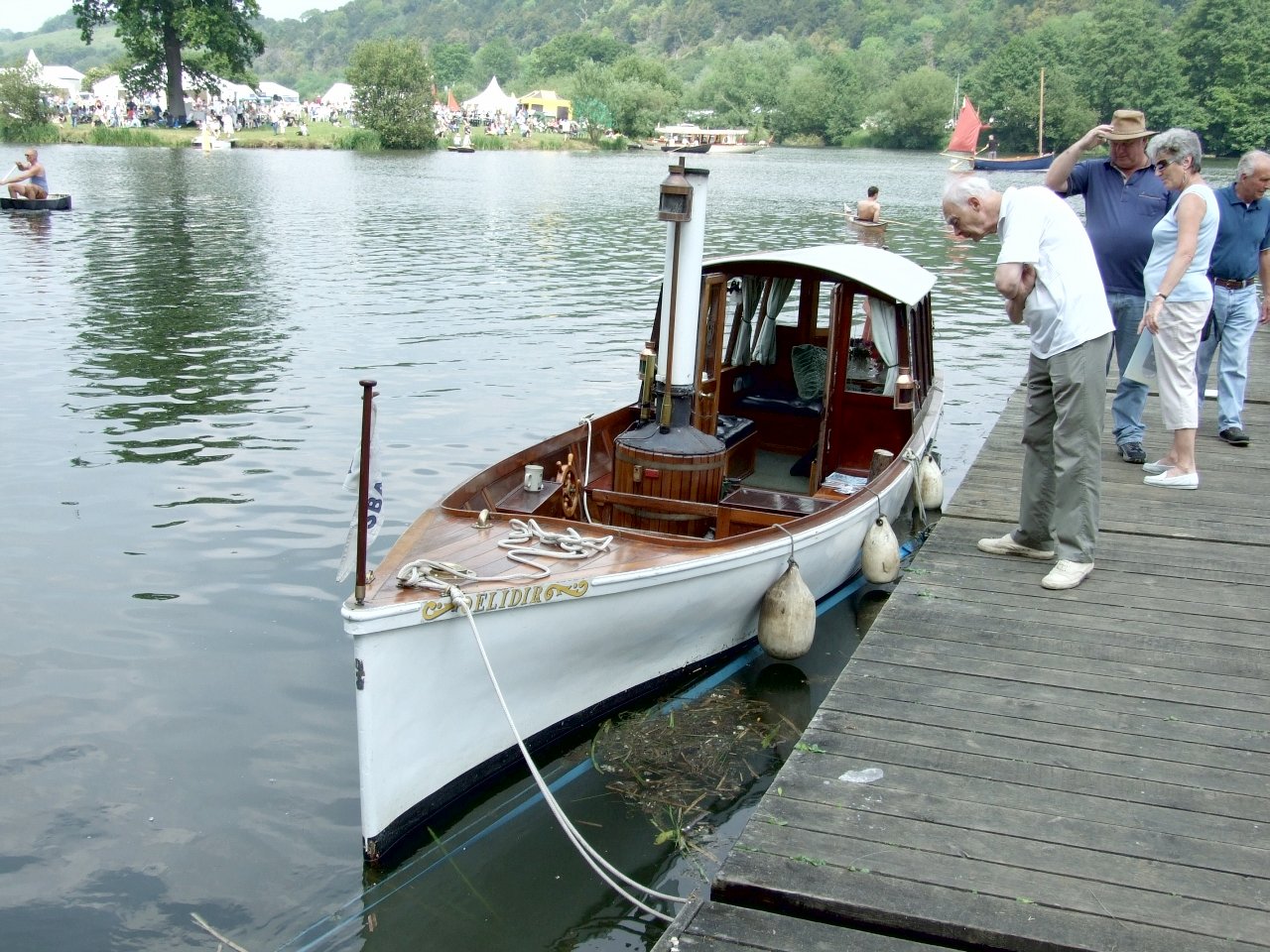 Steam Launches At The Beale Park Boat Show Intheboatshed