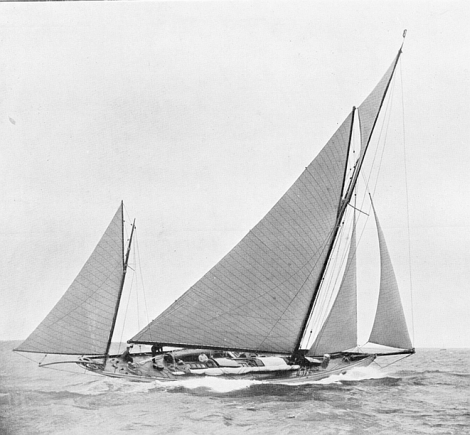 Another instalment of Jeff Cole’s hundred-year old yacht racing photos