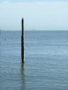 Rye Harbour entrance derelict dolphin