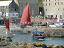 Portsoy harbour during the festival