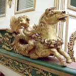Napoleon\'s famous canot at the Musee de la Marine, Paris