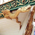 Napoleon\'s famous canot at the Musee de la Marine, Paris