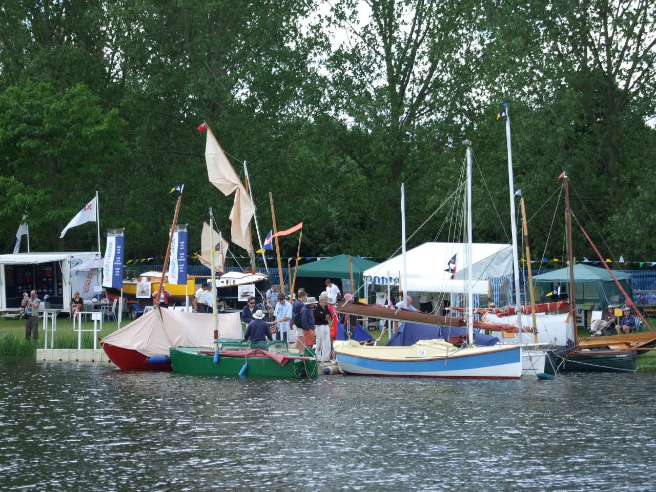 The Dinghy Cruising Association at the Beale Park Thames Boat Show