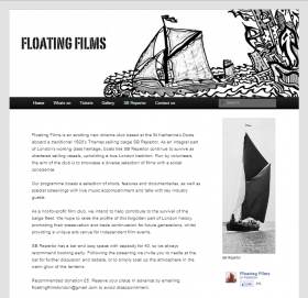 Floating Films website