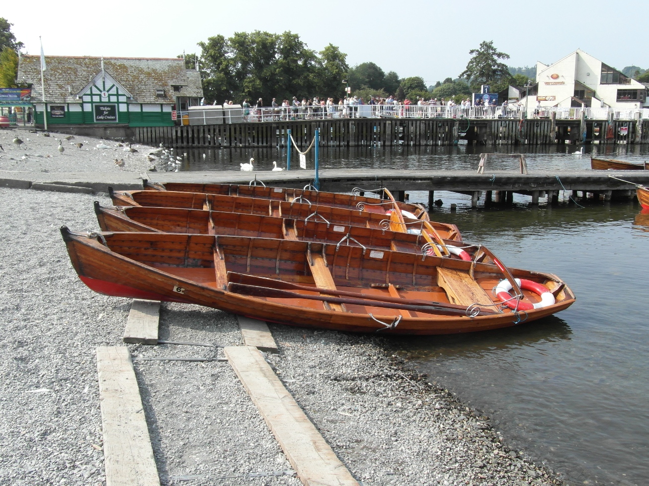 A trip to Bowness and a spin on its famous rowing boats for hire
